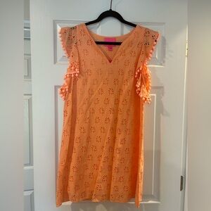 Lilly Pulitzer Astara Dress NWT peach flamingo